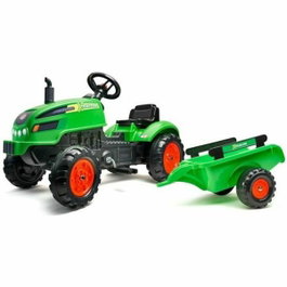 Falk Tracteur à pédales X-Tractor avec capot ouvrant et remorque