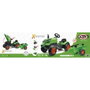 Falk Tracteur à pédales X-Tractor avec capot ouvrant et remorque