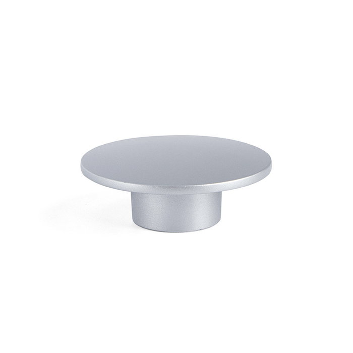 Trentadue Luna - Poignée de tiroir circulaire en zamak Ø60 mm - Modèle de poignée de meuble moderne - Finition Chrome