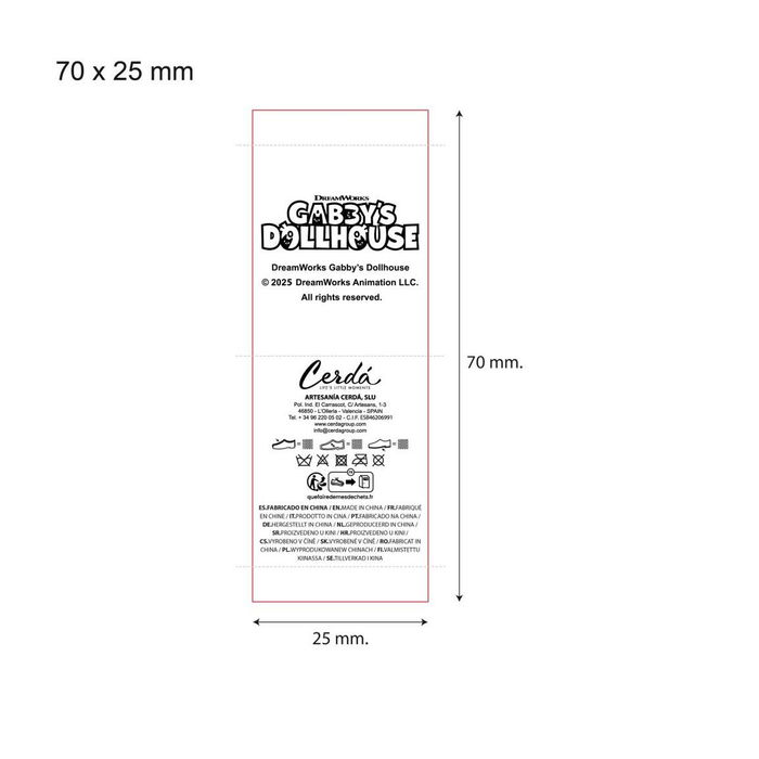 Chaussons Gabby's Dollhouse Rose L