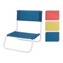 Probuilder Chaise de plage pliante en métal 45 x 50 x 45 cm couleurs assorties