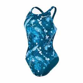 Maillot de bain femme Nike Bleu