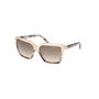 Guess By Marciano GM00009 Lunettes de soleil femme carrées Havana 58 mm