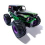 Spin Master Monster Jam Grave Digger - Camion monstre radiocommandé destructeur Smash and Bash (environ 25x38x25 cm) - Fonctionne avec 2 piles AAA