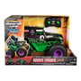 Spin Master Monster Jam Grave Digger - Camion monstre radiocommandé destructeur Smash and Bash (environ 25x38x25 cm) - Fonctionne avec 2 piles AAA