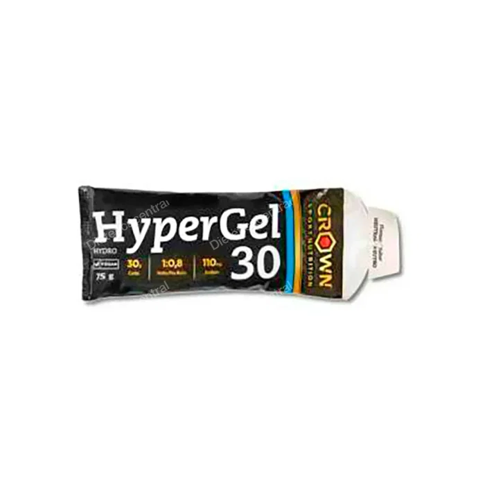 Crown Sport Nutrition Hypergel 30 (Hydro) Neutro 75G - Gel Énergétique Neutre 30g Glucides Crown Sport Nutrition Hypergel 30 (Hydro) Neutro 75G - Gel Énergétique Neutre 30g Glucides