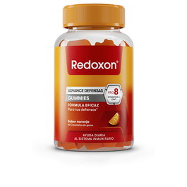 Redoxon Advance Defenses Gummies 60 Comprimés à Mâcher - Complément Alimentaire Vitamines et Zinc pour Défenses Immunitaires - Goût Orange