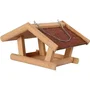 Kerbl Stubbs - Mangeoire pour oiseaux en pin de qualité avec toit bitumé étanche 29x28x18 cm