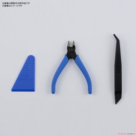 Bandai Hobby Entry Tool - Kit d'outils de modelisme : pince, pince à épiler et séparateur de pièces