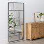 BigBuy Home Miroir mural Noir Vertical 90 x 2 x 180 cm