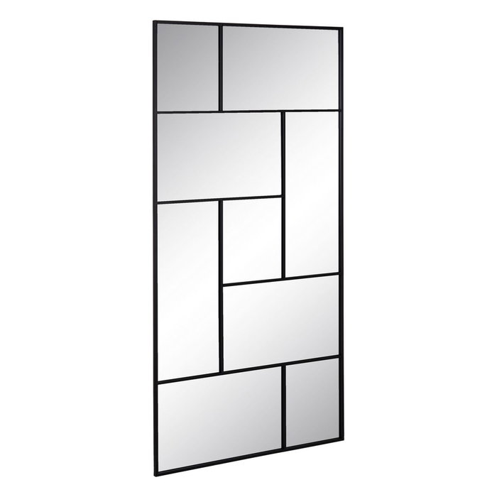 BigBuy Home Miroir mural Noir Vertical 90 x 2 x 180 cm BigBuy Home Miroir mural Noir Vertical 90 x 2 x 180 cm