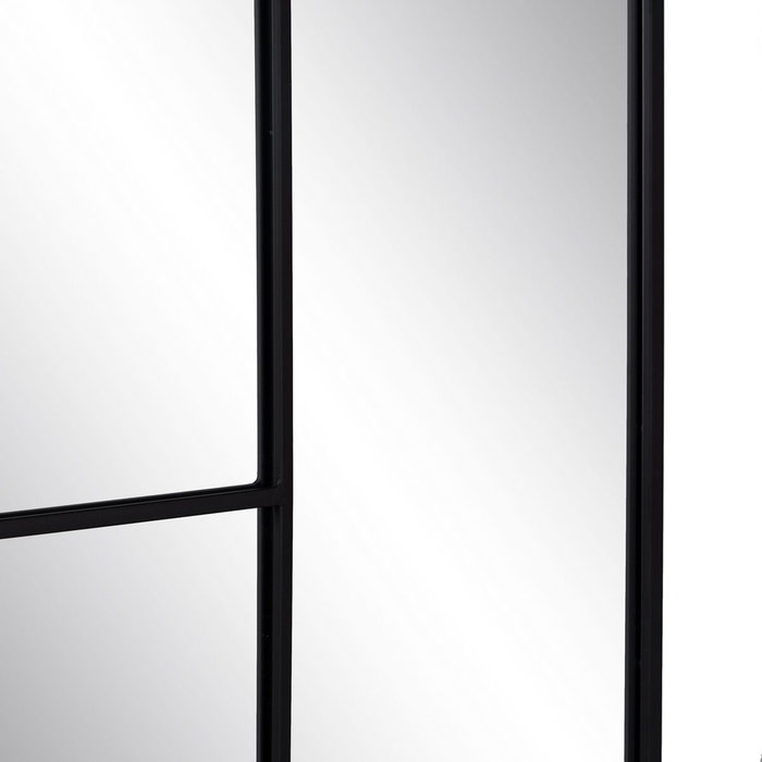 BigBuy Home Miroir mural Noir Vertical 90 x 2 x 180 cm BigBuy Home Miroir mural Noir Vertical 90 x 2 x 180 cm