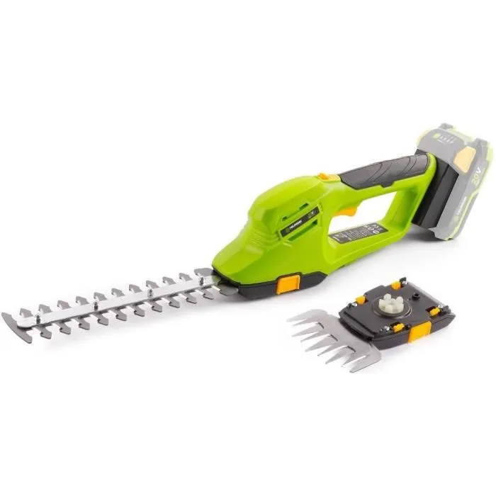 Fieldmann Cisailles à gazon sans fil FZN 70101-0 - Tondeuse 18V - Guide de coupe 100mm, guide de cisaille 200mm inclus - Outil de jardin Fieldmann Cisailles à gazon sans fil FZN 70101-0 - Tondeuse 18V - Guide de coupe 100mm, guide de cisaille 200mm inclus - Outil de jardin