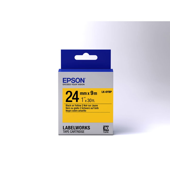 Etiquettes pour Imprimante Epson C53S656005 Noir Noir/Jaune