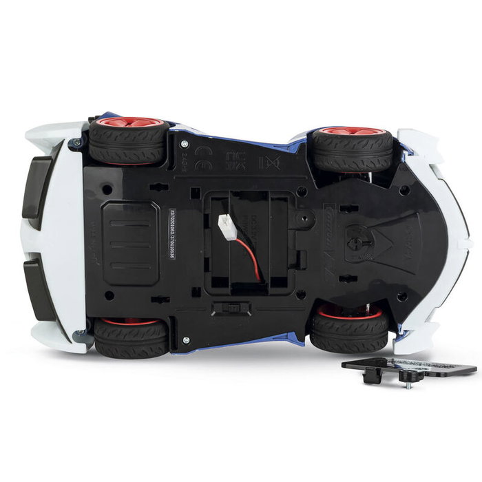 CARRERA - Voiture radio commandée Team Sonic à l'échelle 1:18 avec feux LED - Longueur 27 cm - Véhicule RC - Âge recommandé : 6 ans et plus