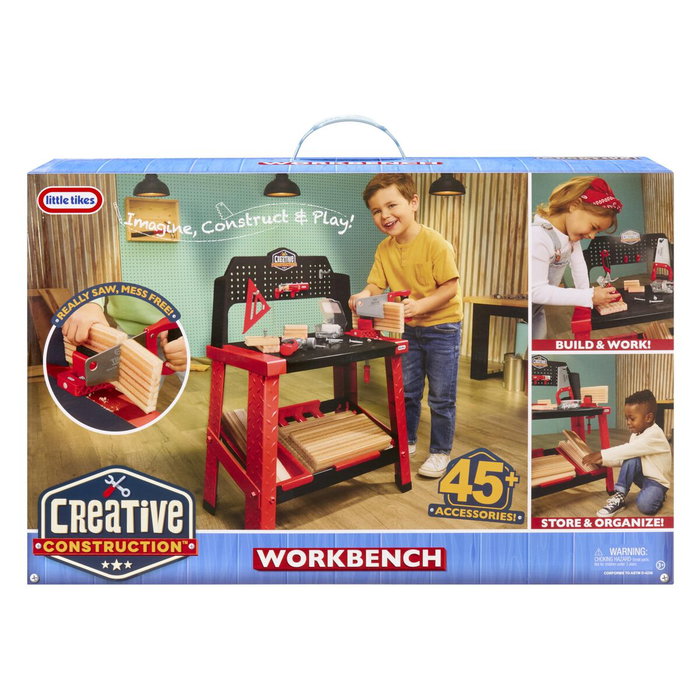 Little Tikes Kit de Construction Créatif - Établi de Construction Little Tikes Kit de Construction Créatif - Établi de Construction
