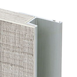 HERRAJES ALK Calas 44Mm 2,60 Profil Tirador Aluminium Effet Inox (Set de 2)