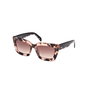 Emilio Pucci EP0202 55F Lunettes de Soleil Carrées Femme Monture Plastique Verres 54 mm Animal Print