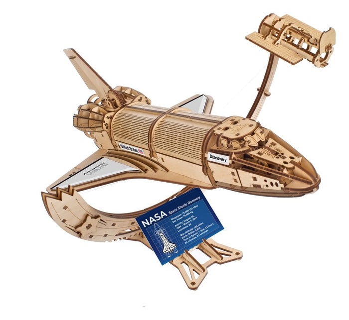 Ugears Maquette en bois Space Shuttle Discovery NASA Ugears Maquette en bois Space Shuttle Discovery NASA