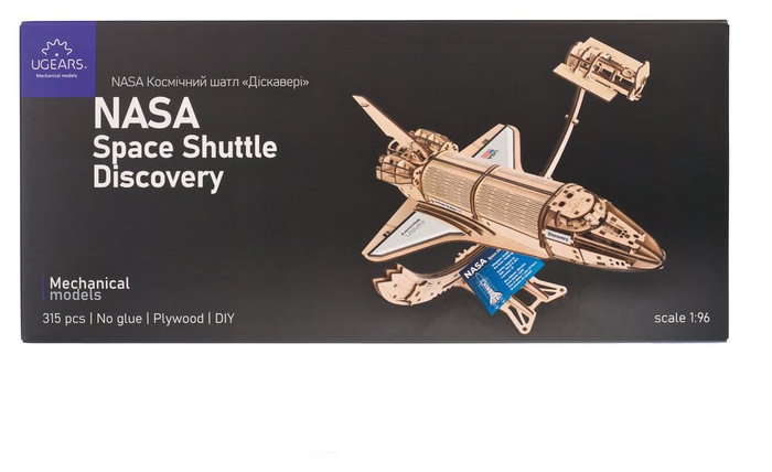 Ugears Maquette en bois Space Shuttle Discovery NASA Ugears Maquette en bois Space Shuttle Discovery NASA