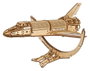 Ugears Maquette en bois Space Shuttle Discovery NASA