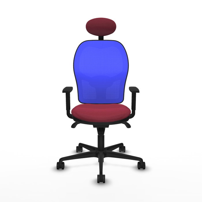 Chaise de Bureau avec Appui-tête Jorquera Piqueras y Crespo 1D036N1 Bordeaux