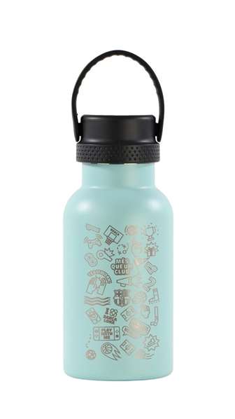 Safta - Gourde isotherme 350 ml F.C. Barcelona - 19,5 x 7,3 x 7,3 cm