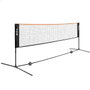Color Baby - Filet portable réglable 5 m pour volley-ball et badminton - Filet sportif pour extérieur et intérieur en acier et tissu PE