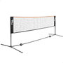 Color Baby - Filet portable réglable 5 m pour volley-ball et badminton - Filet sportif pour extérieur et intérieur en acier et tissu PE