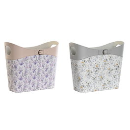 Porte-revues DKD Home Decor Blanc Gris Lila Rose clair Polyuréthane 39 x 21 x 34 cm (2 Unités)