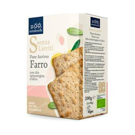 Sottolestelle - Pan Acimo - Pain Azyme Rectangulaire Sans Levure à l'Épeautre Bio 200g - Ingrédients: Farine d'Épeautre, Huile d'Olive Extra Vierge