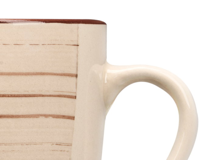 Vessia Tasse 300 ml avec motif spirale terre cuite 8,6x10,6 cm (Set de 36)