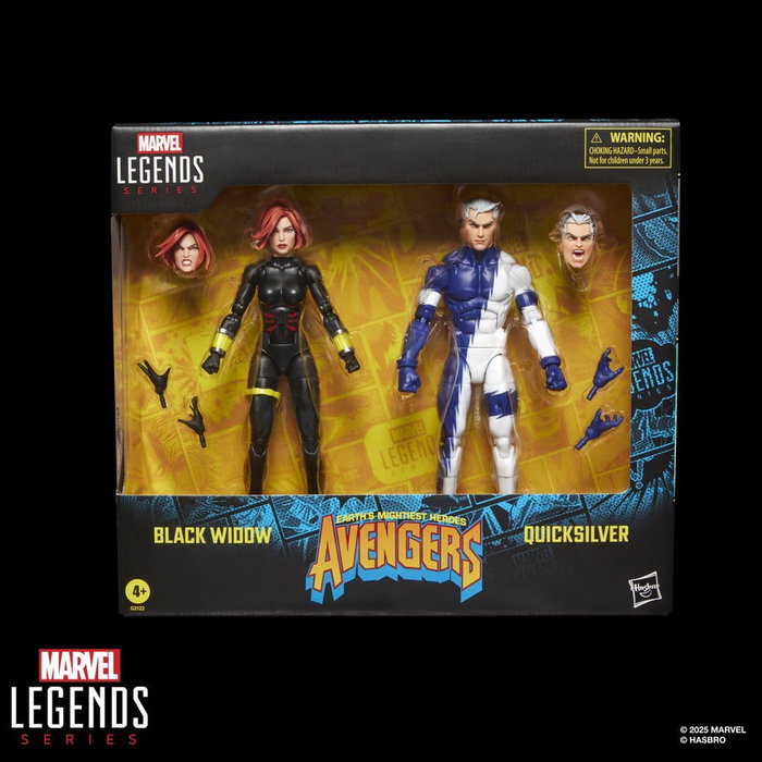 Hasbro Marvel Legends Pack de 2 Figurines Black Widow et Quicksilver Hasbro Marvel Legends Pack de 2 Figurines Black Widow et Quicksilver