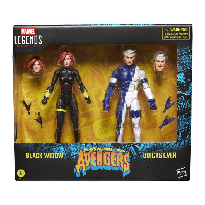 Hasbro Marvel Legends Pack de 2 Figurines Black Widow et Quicksilver Hasbro Marvel Legends Pack de 2 Figurines Black Widow et Quicksilver