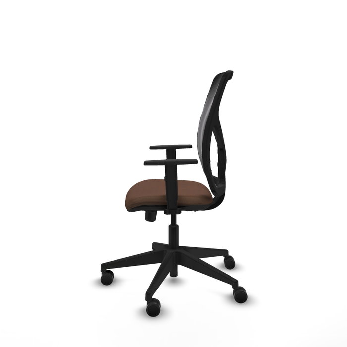 PIQUERAS Y CRESPO Chaise Motilla Synchrone/Traslack Marron foncé/Noir