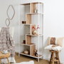 Home Deco Factory Estantería Edison 80x30x180 cm Blanc