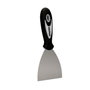 WOLFPACK LINEA PROFESIONAL Spatule en acier inoxydable 40 mm avec manche en caoutchouc