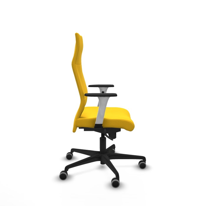 Piqueras Y Crespo Fauteuil Albacete Jaune avec Mécanisme Synchrone et Bras ByN Piqueras Y Crespo Fauteuil Albacete Jaune avec Mécanisme Synchrone et Bras ByN