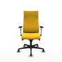 Piqueras Y Crespo Fauteuil Albacete Jaune avec Mécanisme Synchrone et Bras ByN