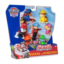Brand - Figurines Pat' Patrouille Coffret Collector Fire Rescue Multipack 7 Figurines
