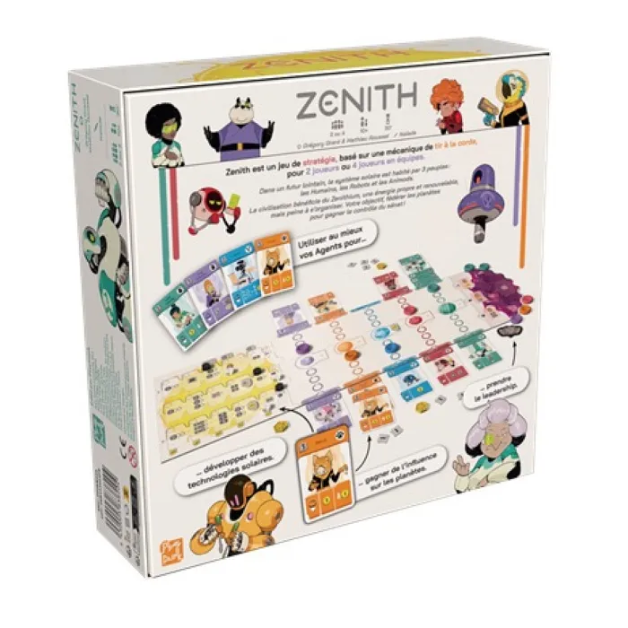 Asmodee Zénith - Jeu de société stratégie - Conquête planétaire