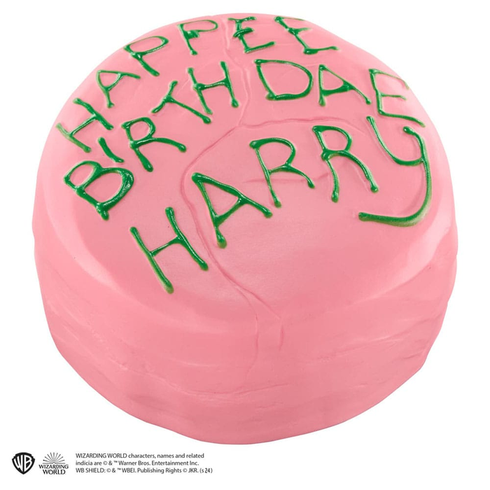 The Noble Collection Figura anti estrés Harry Potter pastel de cumpleaños