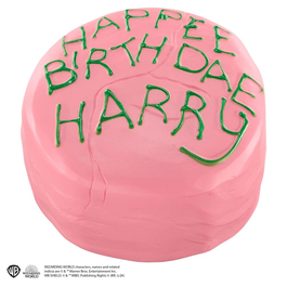The Noble Collection Figura anti estrés Harry Potter pastel de cumpleaños