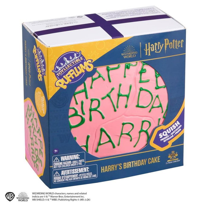 The Noble Collection Figura anti estrés Harry Potter pastel de cumpleaños