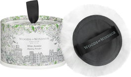 Woods Of Windsor Poudre pour le Corps White Jasmine 100 g – Soin Hydratant pour Femme