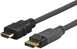 Vivolink Câble adaptateur DisplayPort vers HDMI, UHD, 1,5m, Noir