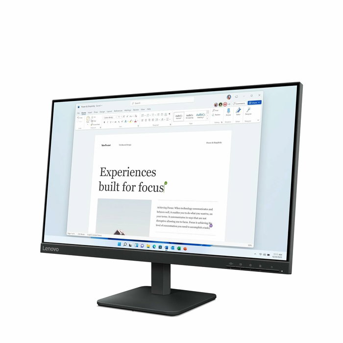Lenovo L24-4e 68C2KAC1EU Noir 23,8 pouces Full HD IPS