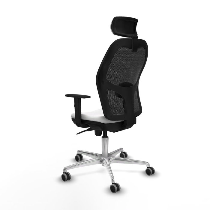 Piqueras y Crespo 1D086G2 Blanc - Chaise de Bureau avec Appui-tête Piqueras y Crespo 1D086G2 Blanc - Chaise de Bureau avec Appui-tête