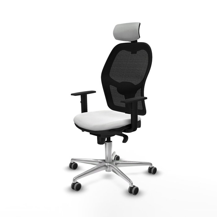 Piqueras y Crespo 1D086G2 Blanc - Chaise de Bureau avec Appui-tête Piqueras y Crespo 1D086G2 Blanc - Chaise de Bureau avec Appui-tête