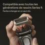 Braun Series 9 - Tête de rasoir et tondeuse de précision - 4 éléments de coupe - Fabriqué en Allemagne